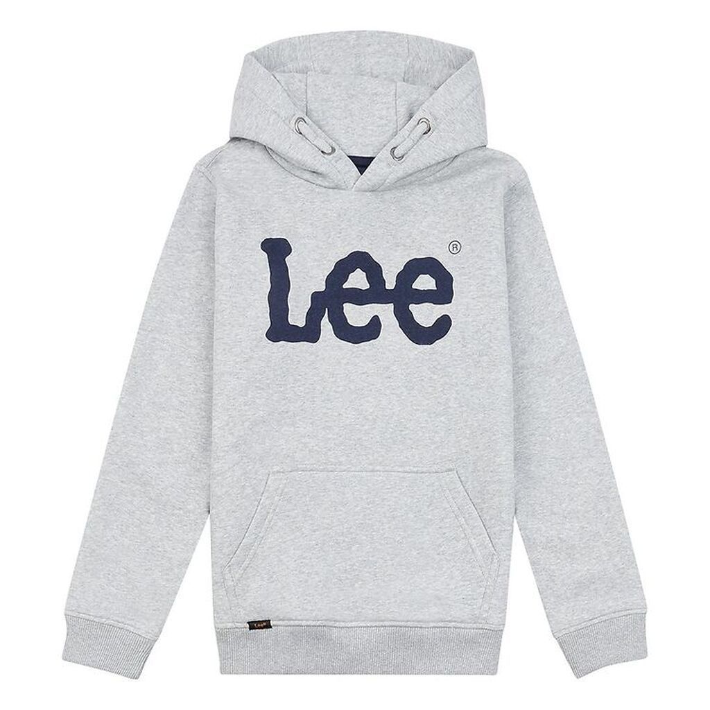 Lee Hættetrøje - Wobbly Graphic - Vintage Grey Heather