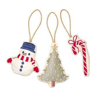 Cam Cam Julepynt-sæt - 3-pak - Snemand