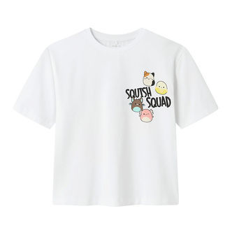 Name It T-shirt - NkfMomi Squishmallows - Bright White