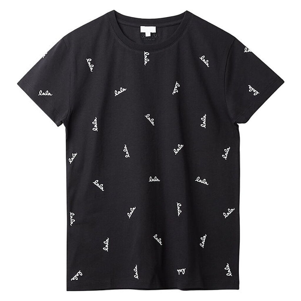 Lala Berlin T-shirt - Tiara - Sort m. Hvid