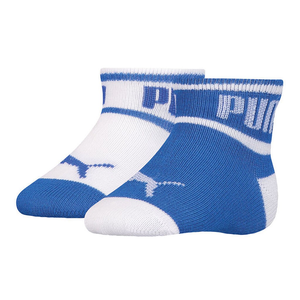 Puma Strømper - 2-pak - Wording - White/Blue