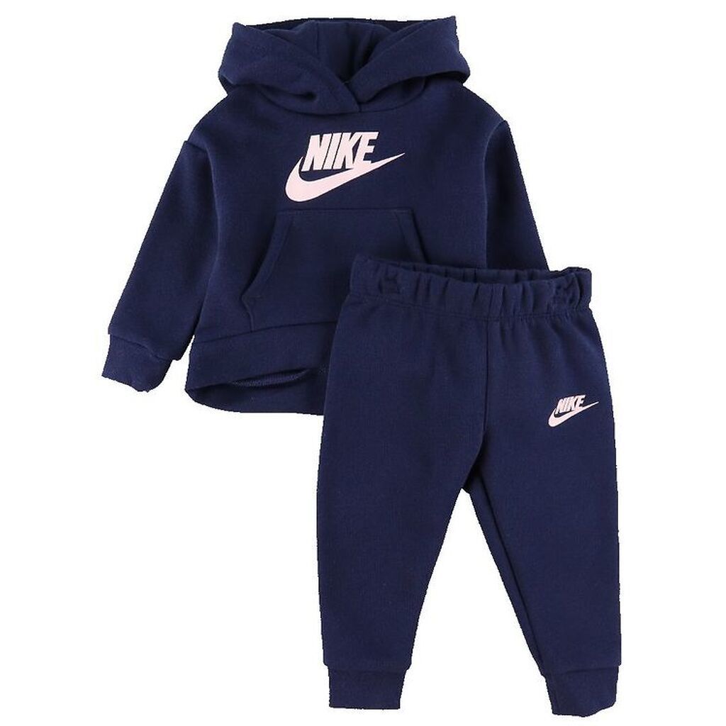 Nike Sweatsæt - Hættetrøje/Sweatpants - Midnight Navy
