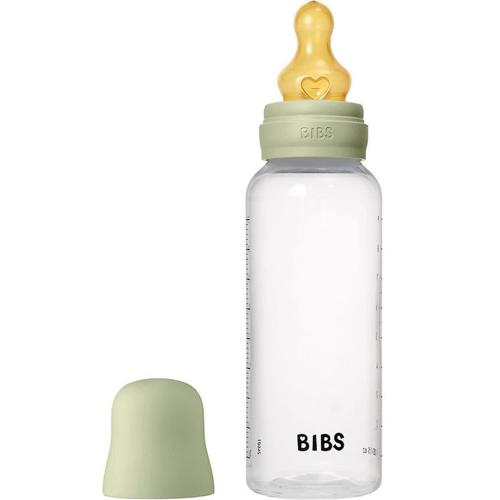 Bibs Sutteflaske - 270 ml - PP/Naturgummi - Sage