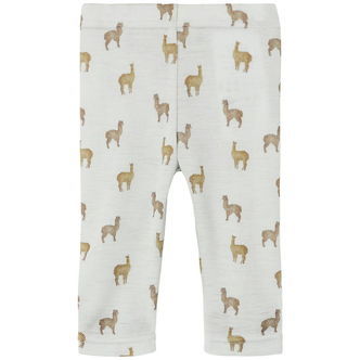 Lil Atelier Leggings - Uld - NbmNoel - Gray Dawn/Lama