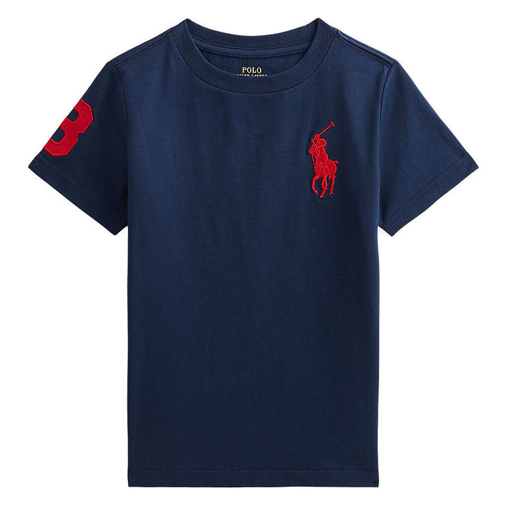 Polo Ralph Lauren T-shirt - Navy m. Rød