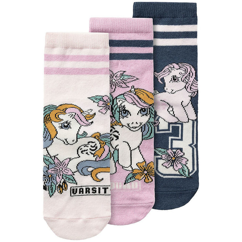 Name It Strømper - NmfJojo - 3-pak - Festival Bloom/Pastel