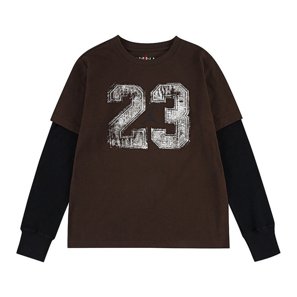 Jordan Bluse - Baroque Brown m. Hvid