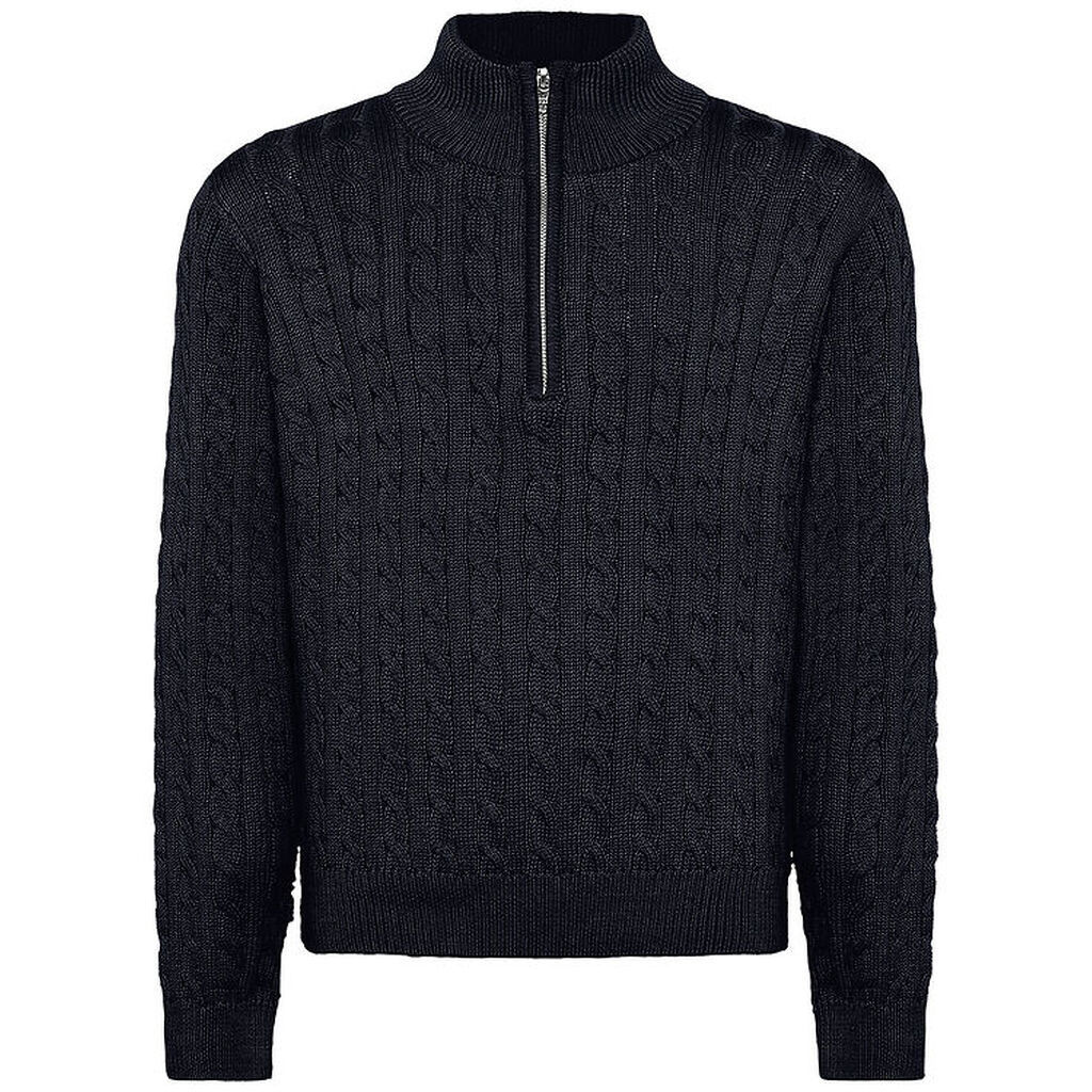 Grunt Bluse m. Lynlås - Strik - Noos - GrTerrase - Navy