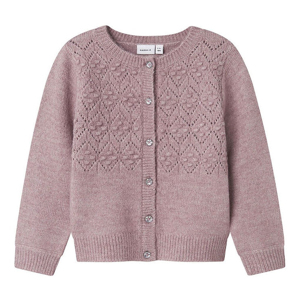 Name It Cardigan - Strik - NmfBatrille - Elderberry