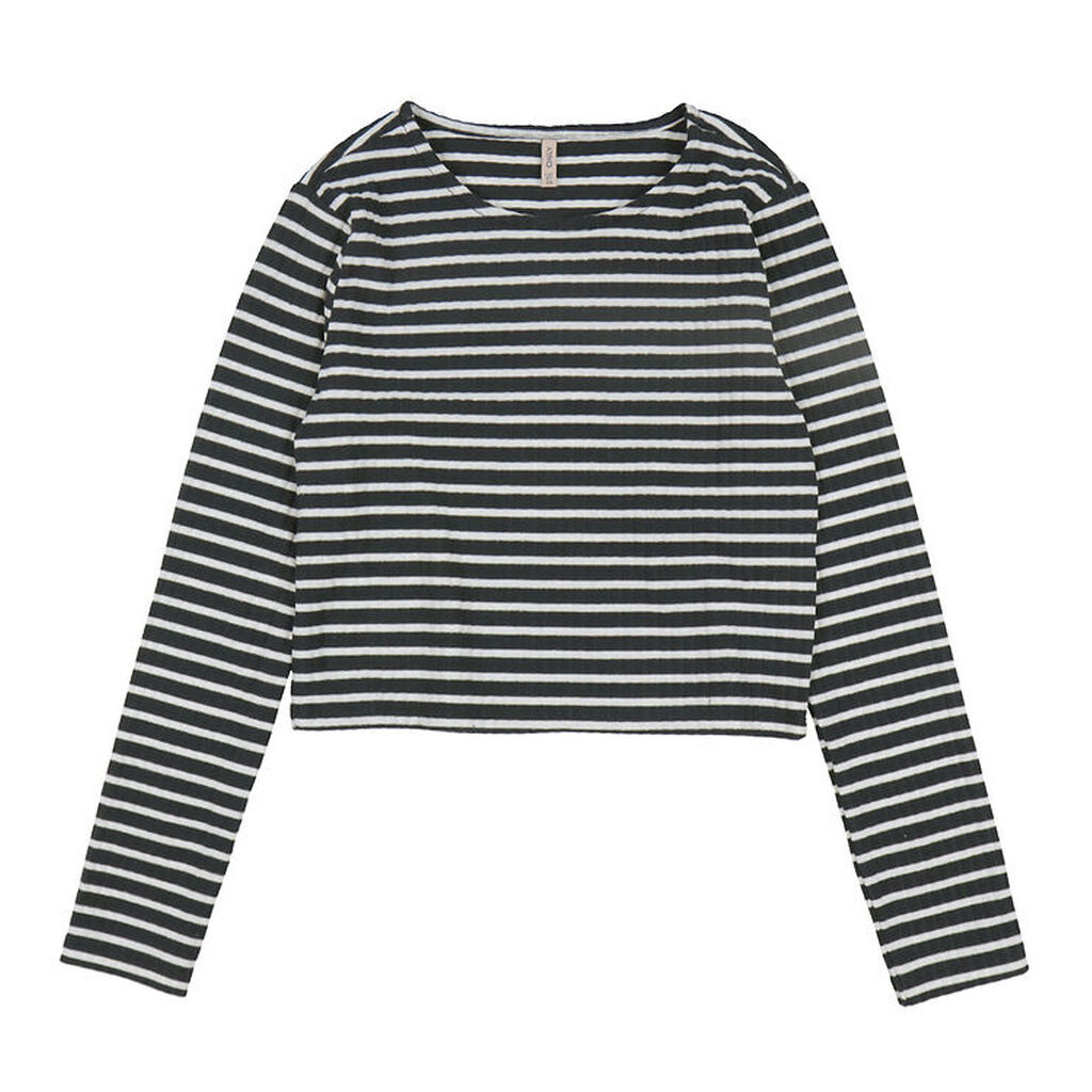 Kids Only Bluse - KogNella - Rib - Night Sky/Horizontal Clouds m