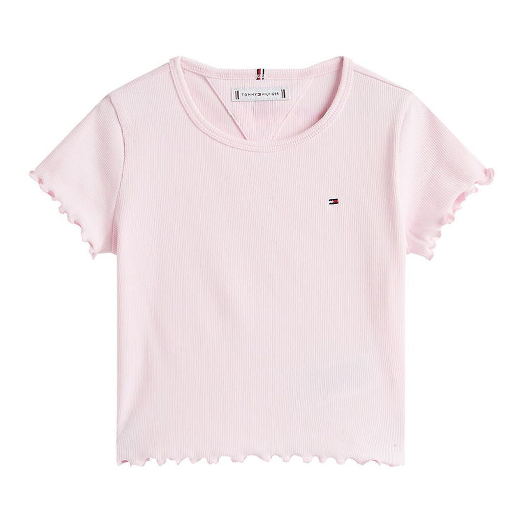 Tommy Hilfiger T-shirt - Rib - Light Pink