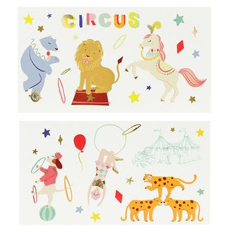 Meri Meri Tatoveringer - Circus