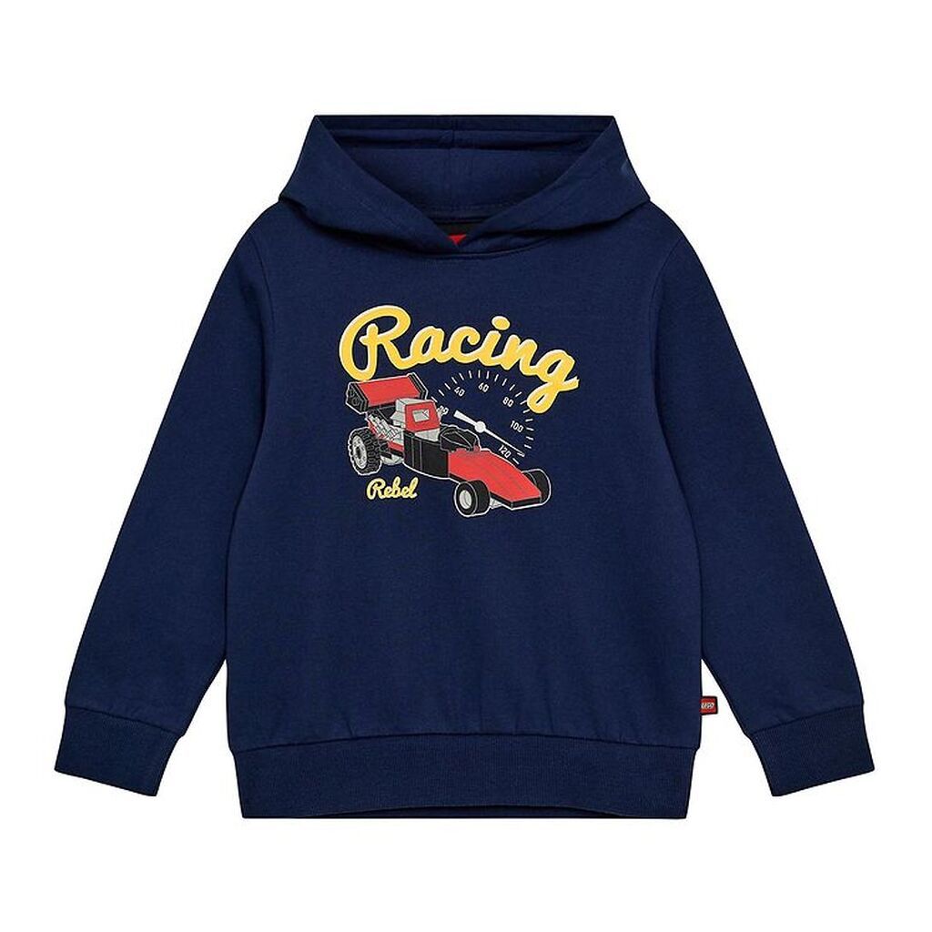 LEGOÂ® Wear Hættetrøje - LWScout 708 - Dark Navy m. Print