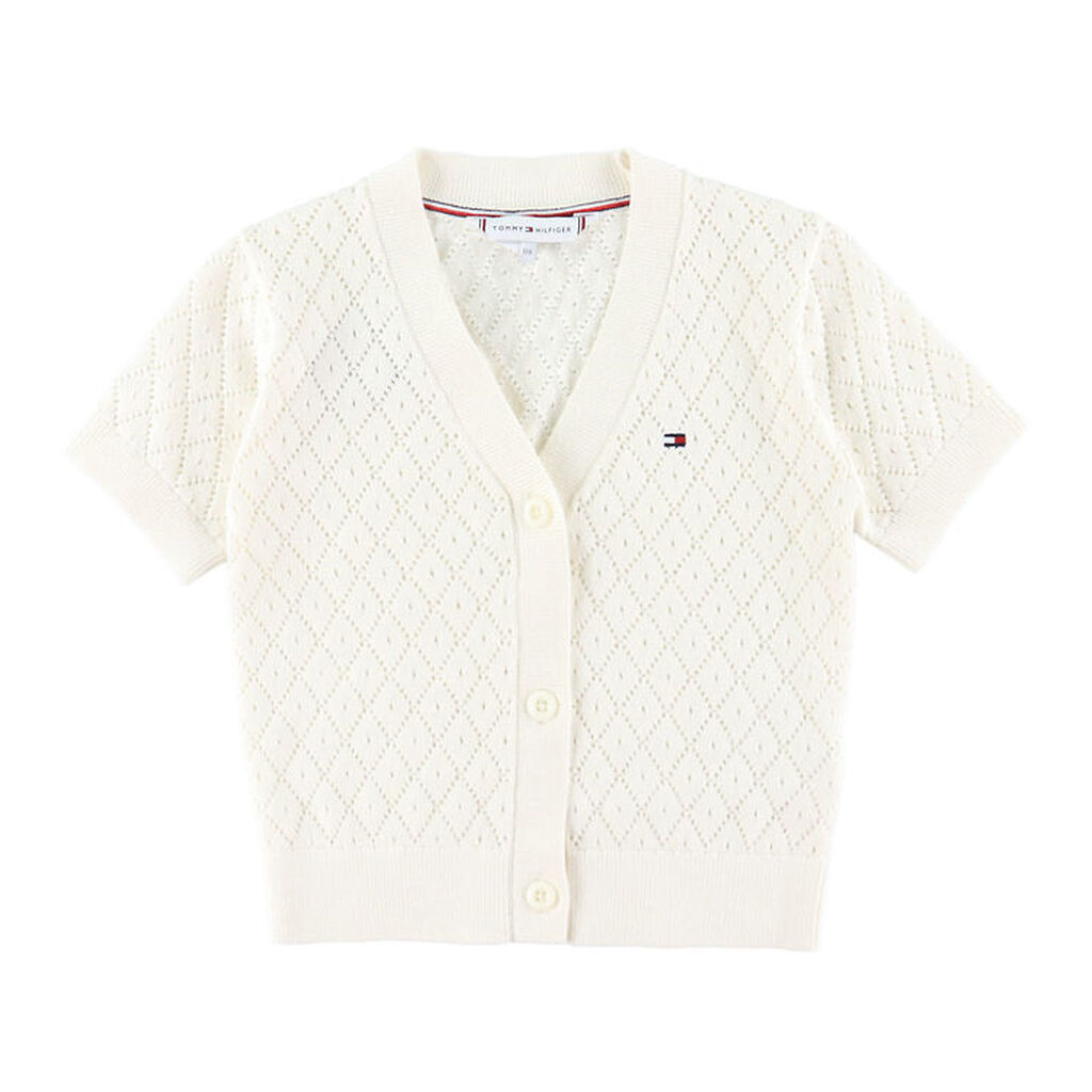 Tommy Hilfiger Cardigan - Crochet - Ivory Petal