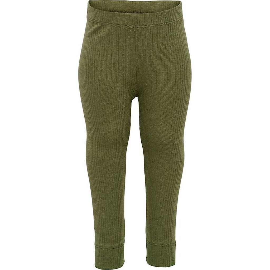 Hummel Leggings - Rib - hmlRene - Capulet Olive