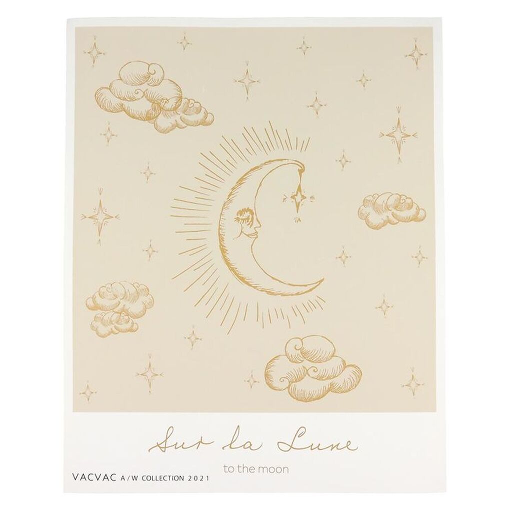 VACVAC Plakat - Håndlavet - 40x50 cm - Golden Mustard