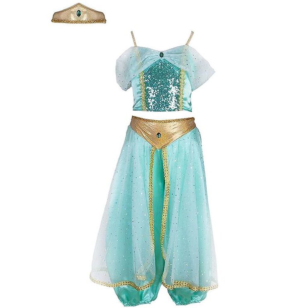 Great Pretenders Udklædning - Jasmin - Turkis