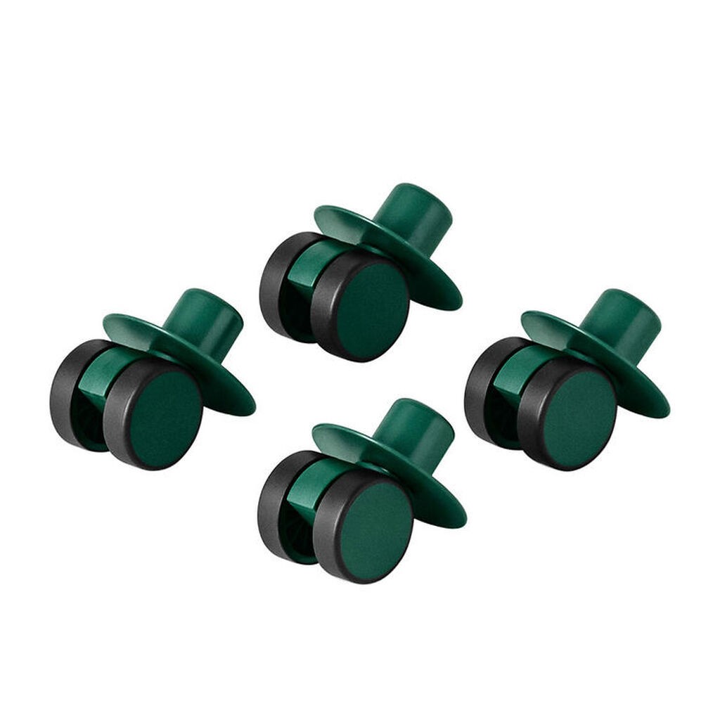 MODU 4x Swirly Wheels - 4-pak - Forest Green
