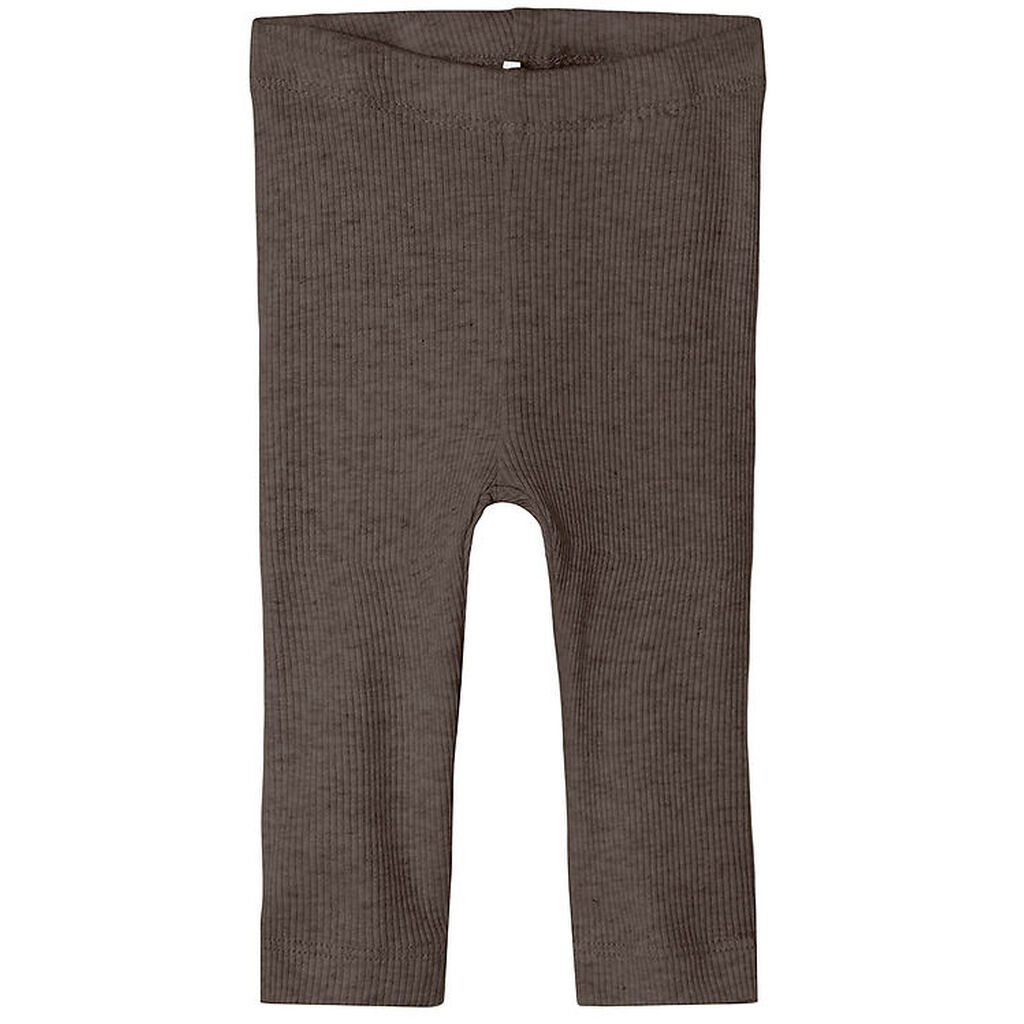 Name It Leggings - Noos - Rib - NbnKab - Delicioso Melange