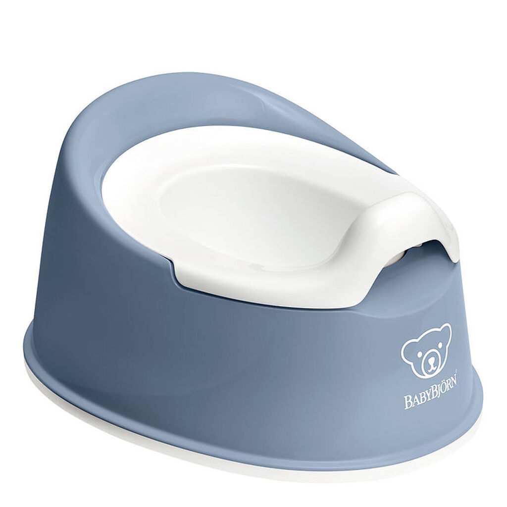 BabyBjörn Potte - Gråblå/Hvid