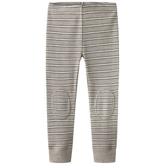 Name It Leggings - Uld/Modal - Rib - NmmWomi - Satellite/Stripes