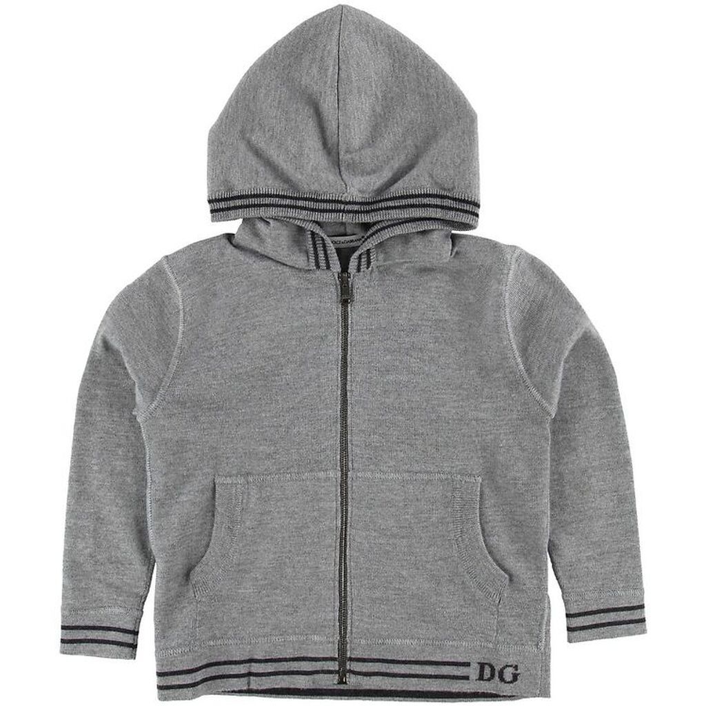 Dolce & Gabbana Cardigan - Uld - DNA - Grå