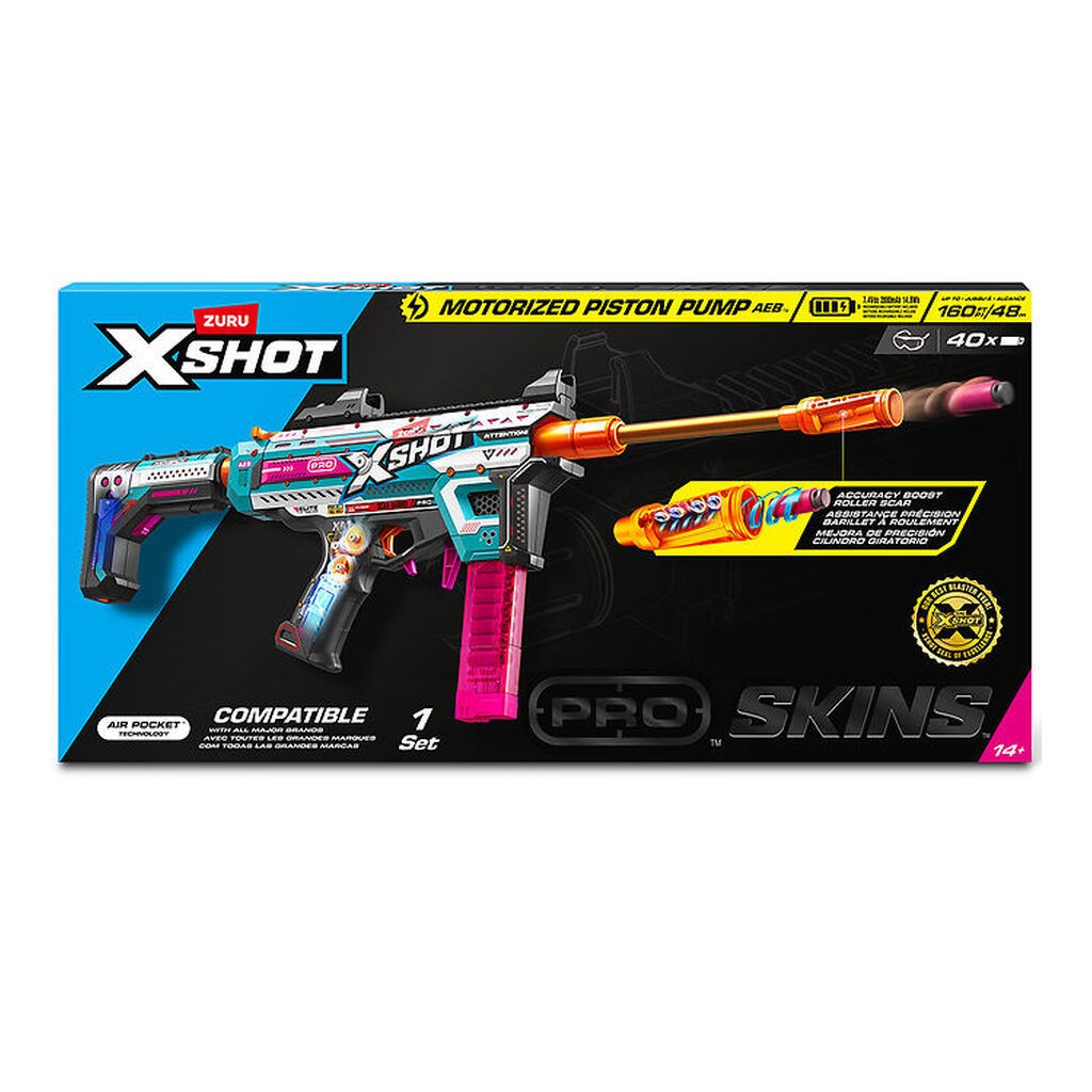 X-SHOT Skumgevær - Piston Pump - Motoriseret - Pro Blaster
