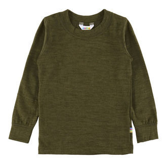 Joha Bluse - Uld - Mos Grøn