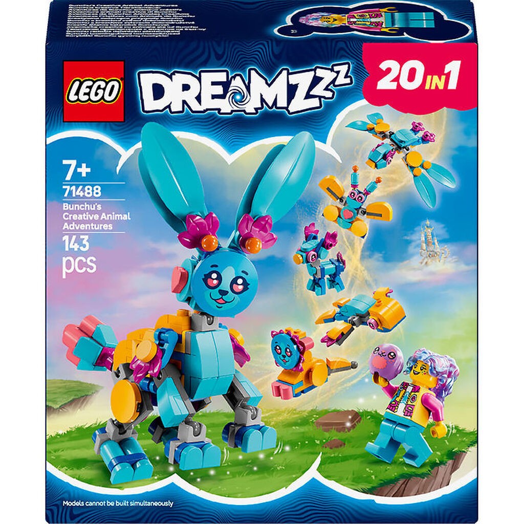 LEGOÂ® DREAMZzz - Bunchus Kreative Dyreeventyr 71488 - 143 Dele