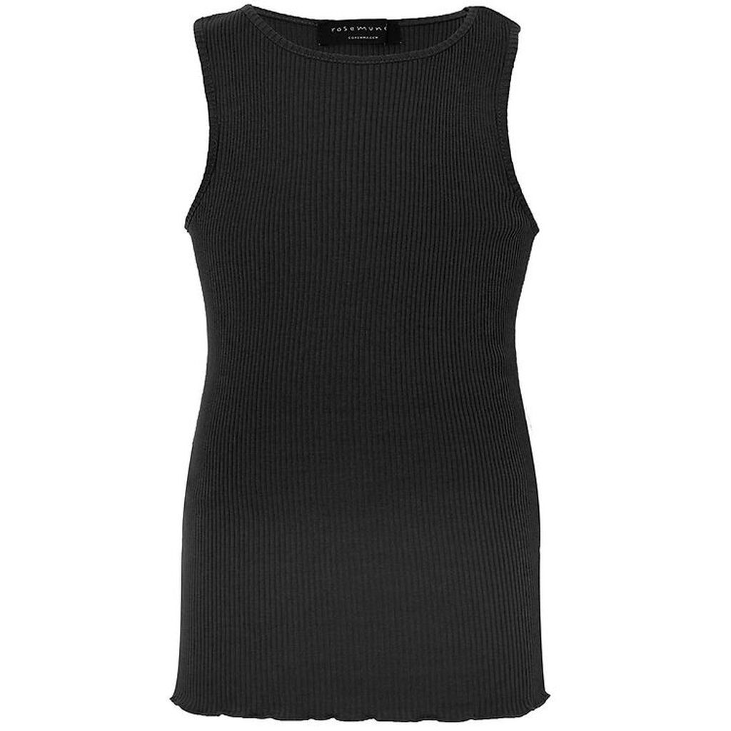 Rosemunde Tanktop - Silke/Bomuld - Sort