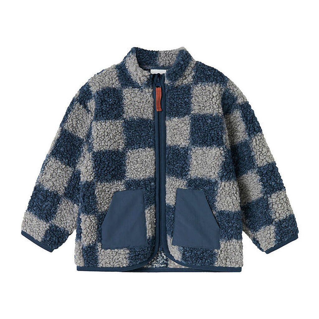 Name It Fleccejakke - Teddy - NmmOrlando - Insignia Blue