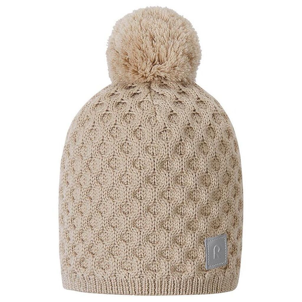 Reima Hue m. Fleece - Uld/Polyester - Nyksund - Light Oak m. Pom