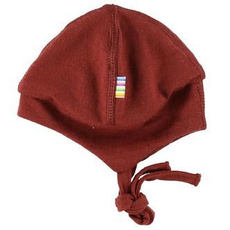 Joha Hue Babyhjelm - Uld - Vinrød