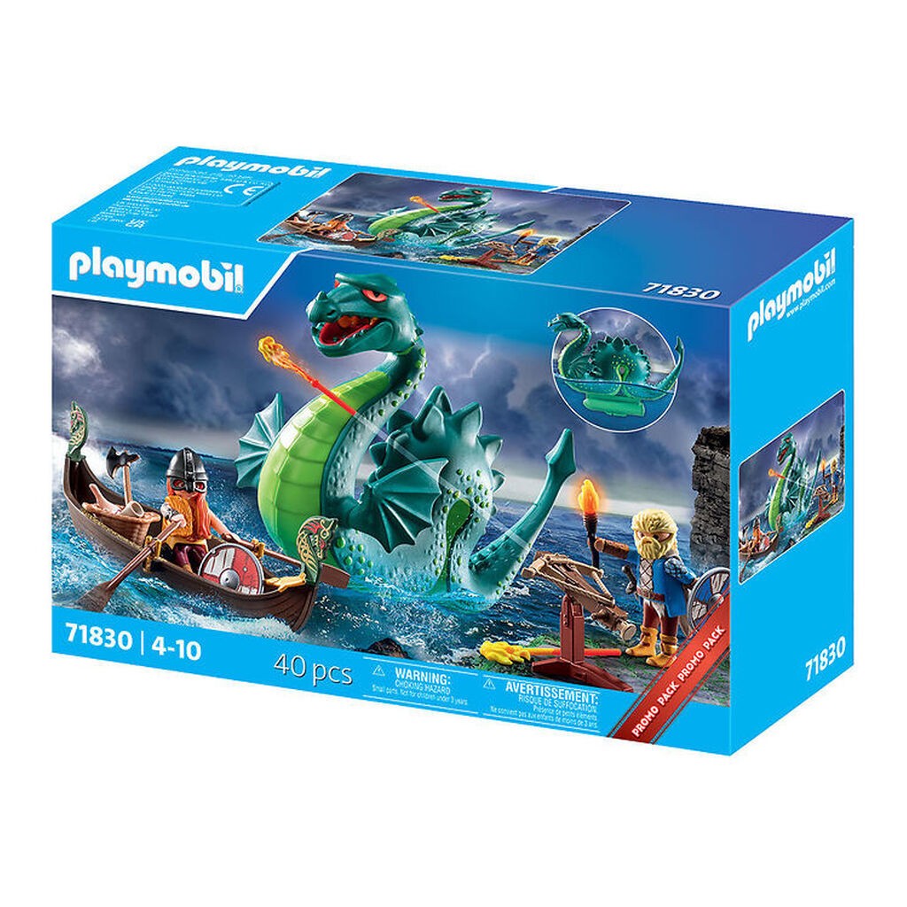 Playmobil - Vikinger med Sømonster - 71830 - 40 Dele