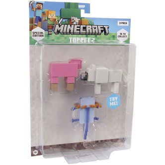Minecraft Legetøjsfigurer - 3D Special Edition - 3-pak