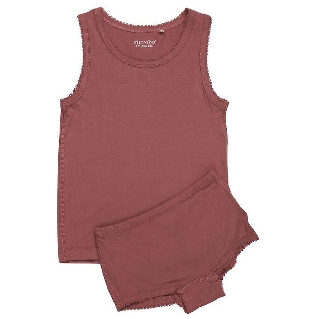 Minymo Undertøj - Bambus - Rose Brown