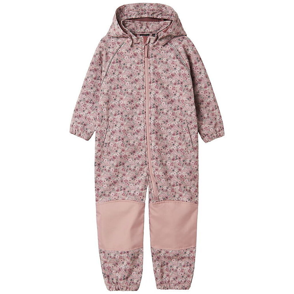 Name It Softshelldragt m. Fleece - Noos - NmfAlfa - Woodrose/Blo
