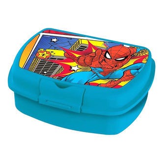 Spiderman Madkasse - Urban Sandwich Box - Blå/Rød