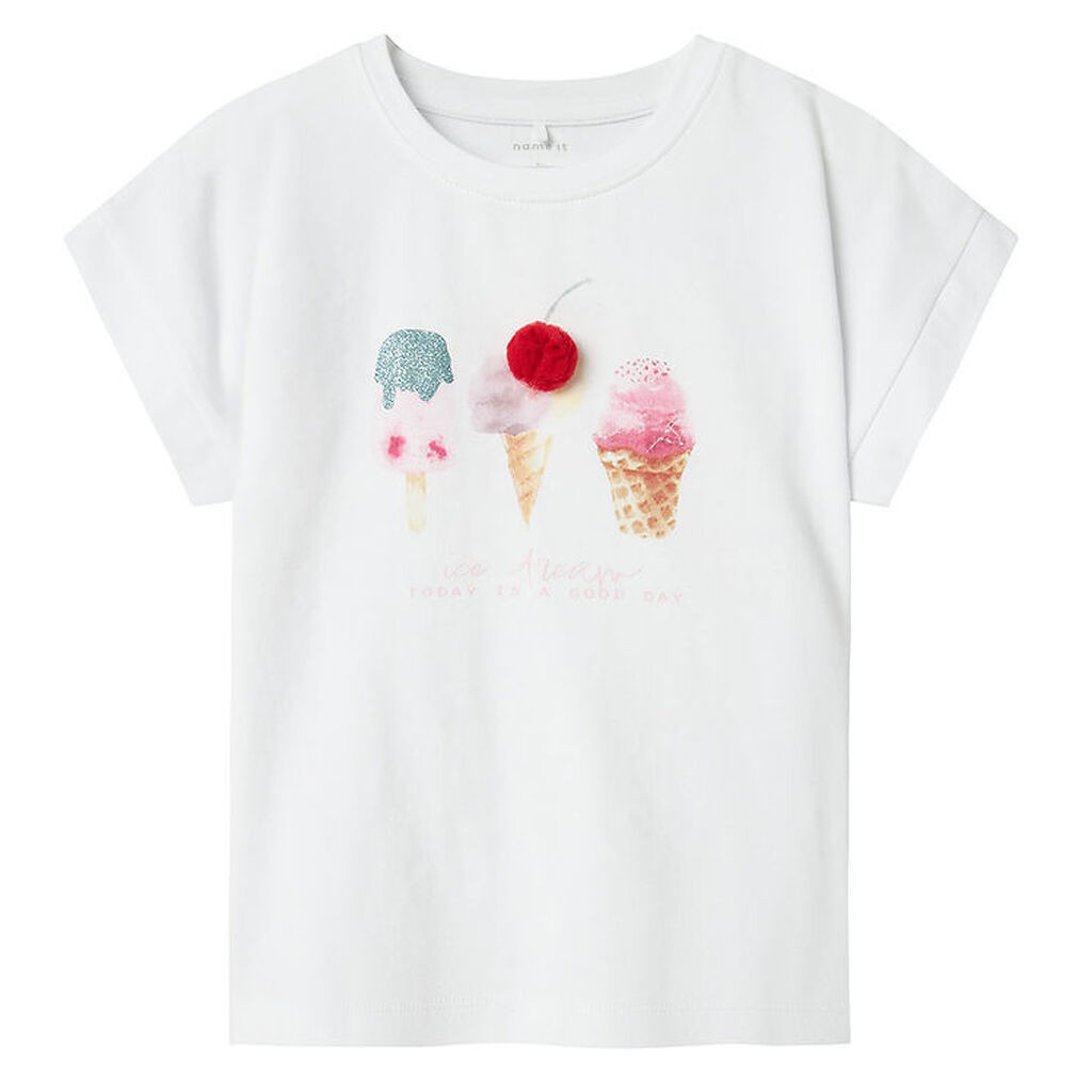 Name It T-shirt - NmfJosephina - Bright White
