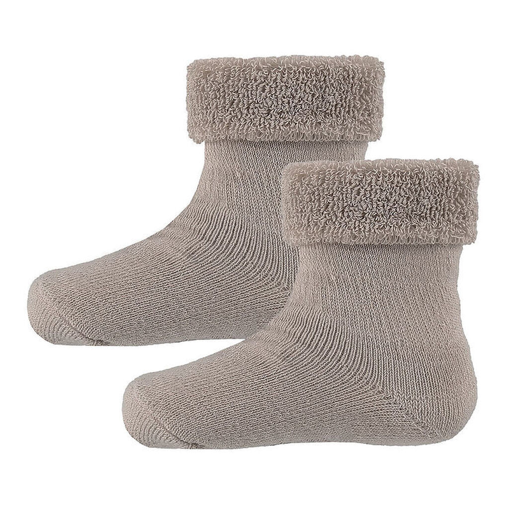 Minymo Strømper - 2-Pak - Terry - Light Taupe