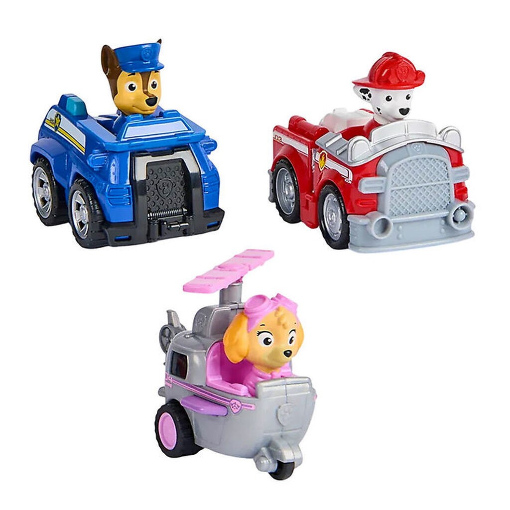 Paw Patrol Biler - Core Rescue Racer - 3-pak