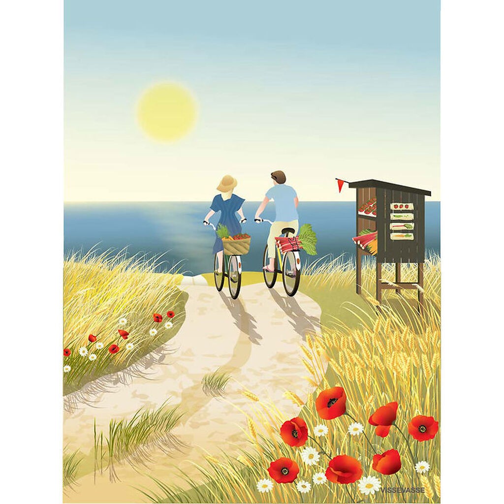Vissevasse Plakat - 50x70 cm - Sommerliv