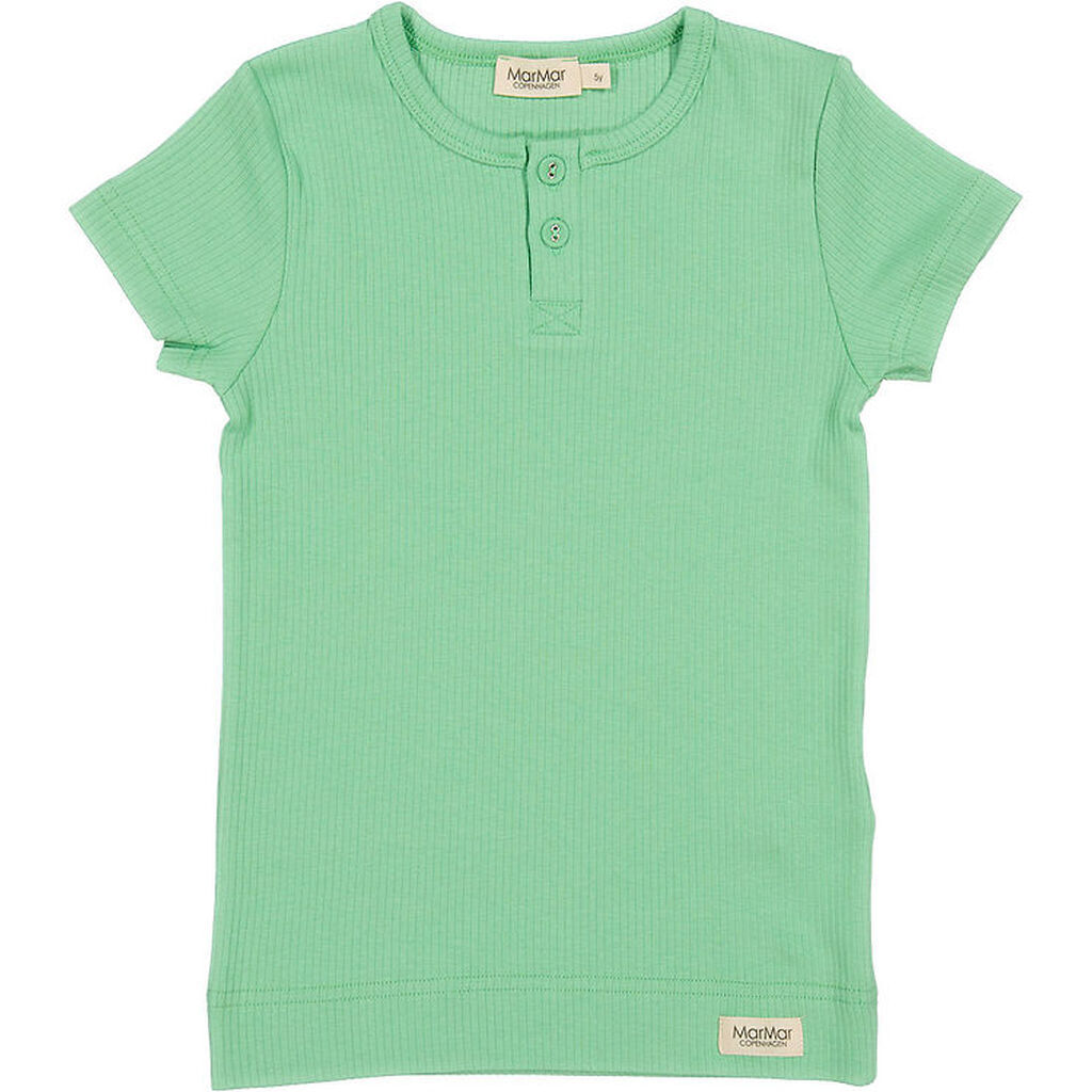 MarMar T-shirt - Rib - Modal - Cale Green