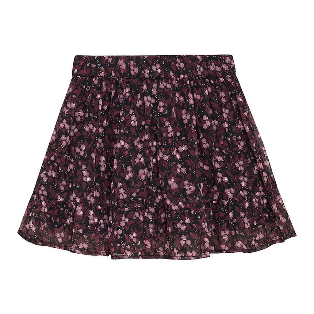 Creamie Nederdel - Flower Dobby - Sort