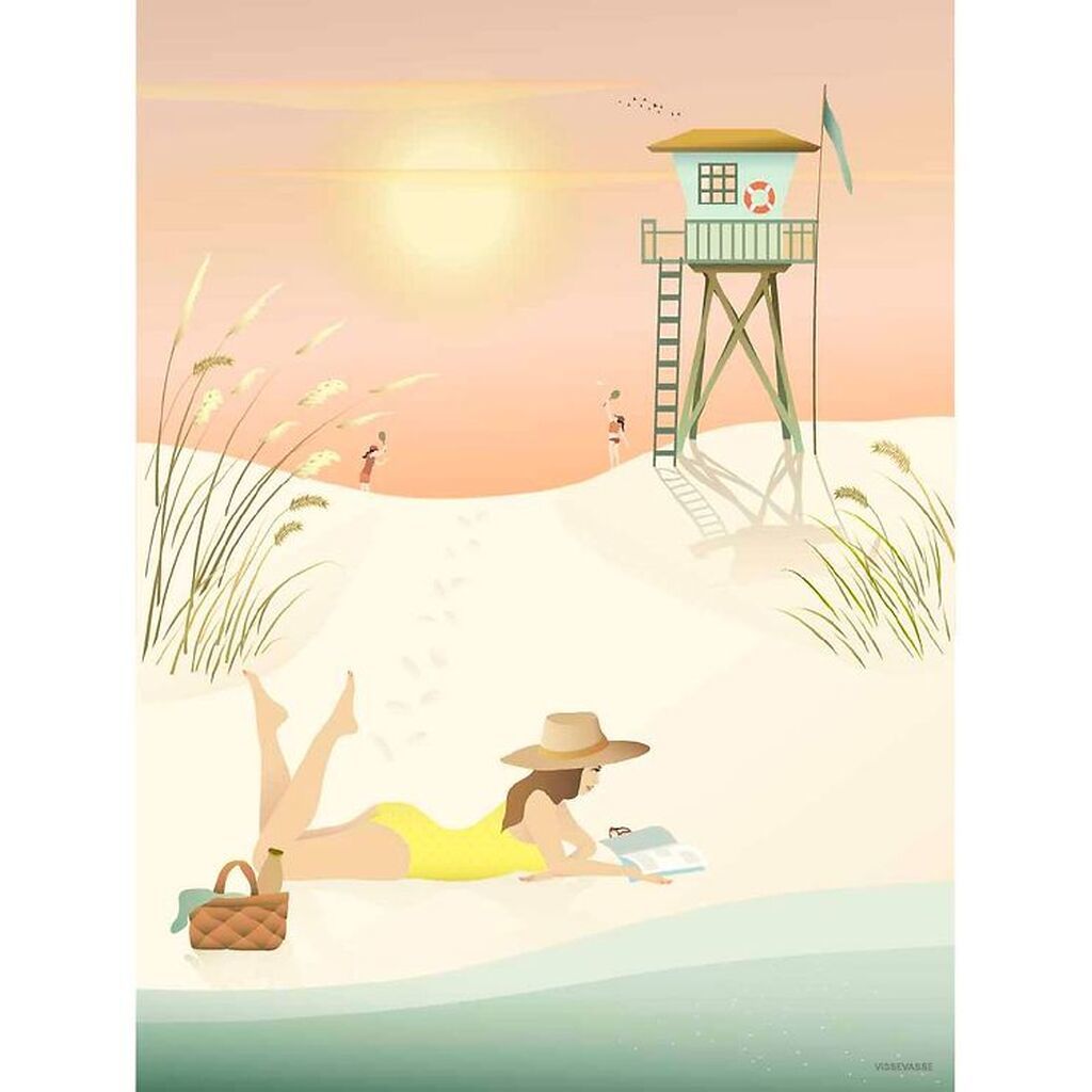 Vissevasse Plakat - 30x40 cm - Sunny Days