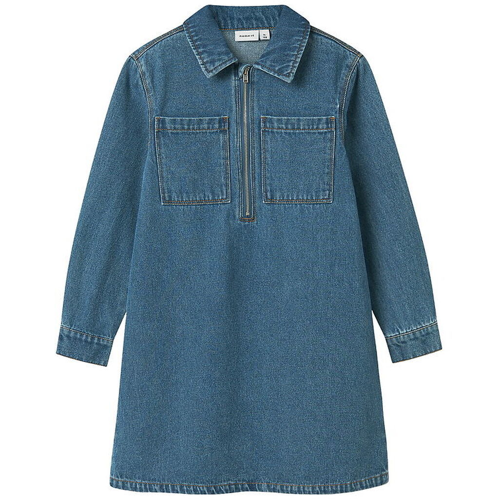 Name It Kjole - Denim - NkfAstrid - Medium Blue Denim