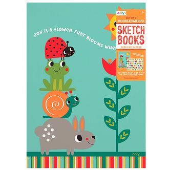 Ooly Sketchbog - 2-pak - Sunshine Garden