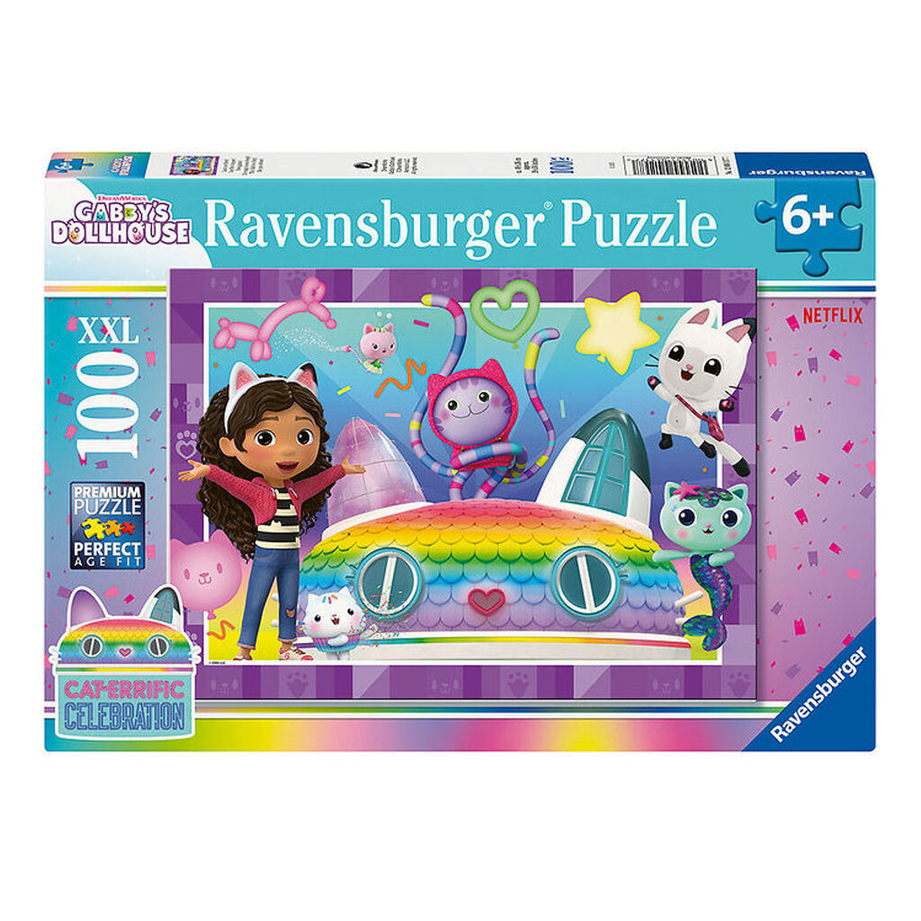 Ravensburger Puslespil - 100 Brikker - Gabby's Dollhouse