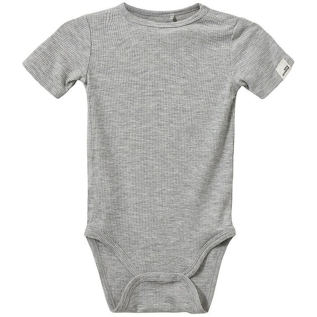 Sofie Schnoor Body k/æ - Rib - Grey Mel