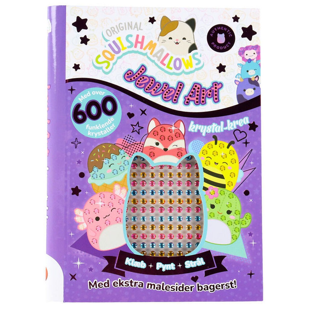 Forlaget Bolden Aktivitetsbog - Squishmallows Jewel Art - DA